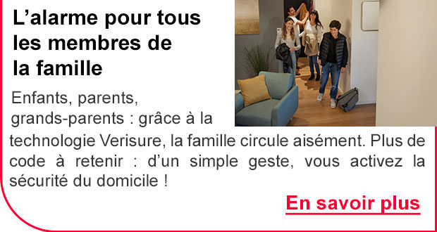 L’alarme pour tous les membres de la famille